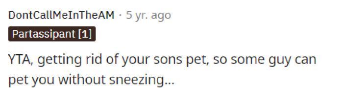 This comment was gold for those of us who were not on OP's side because it encapsulates how it sounds from our perspective.