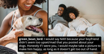 Jealous Boyfriend Is Mad Because His Girlfriend Only Posts About Her Dogs On Social Media