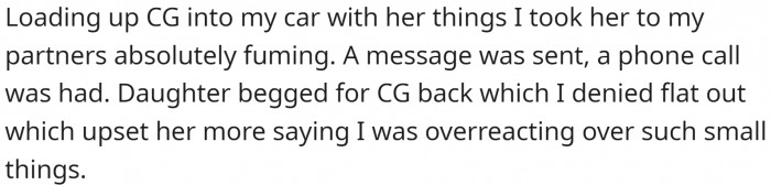 OP snapped and took the dog