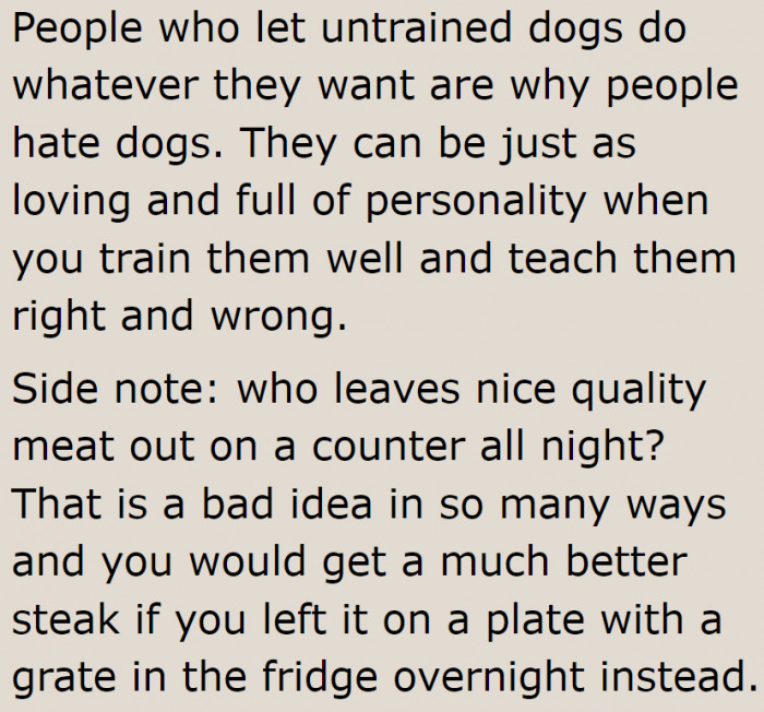 Dogs are getting hate because they're not being trained by their owners.