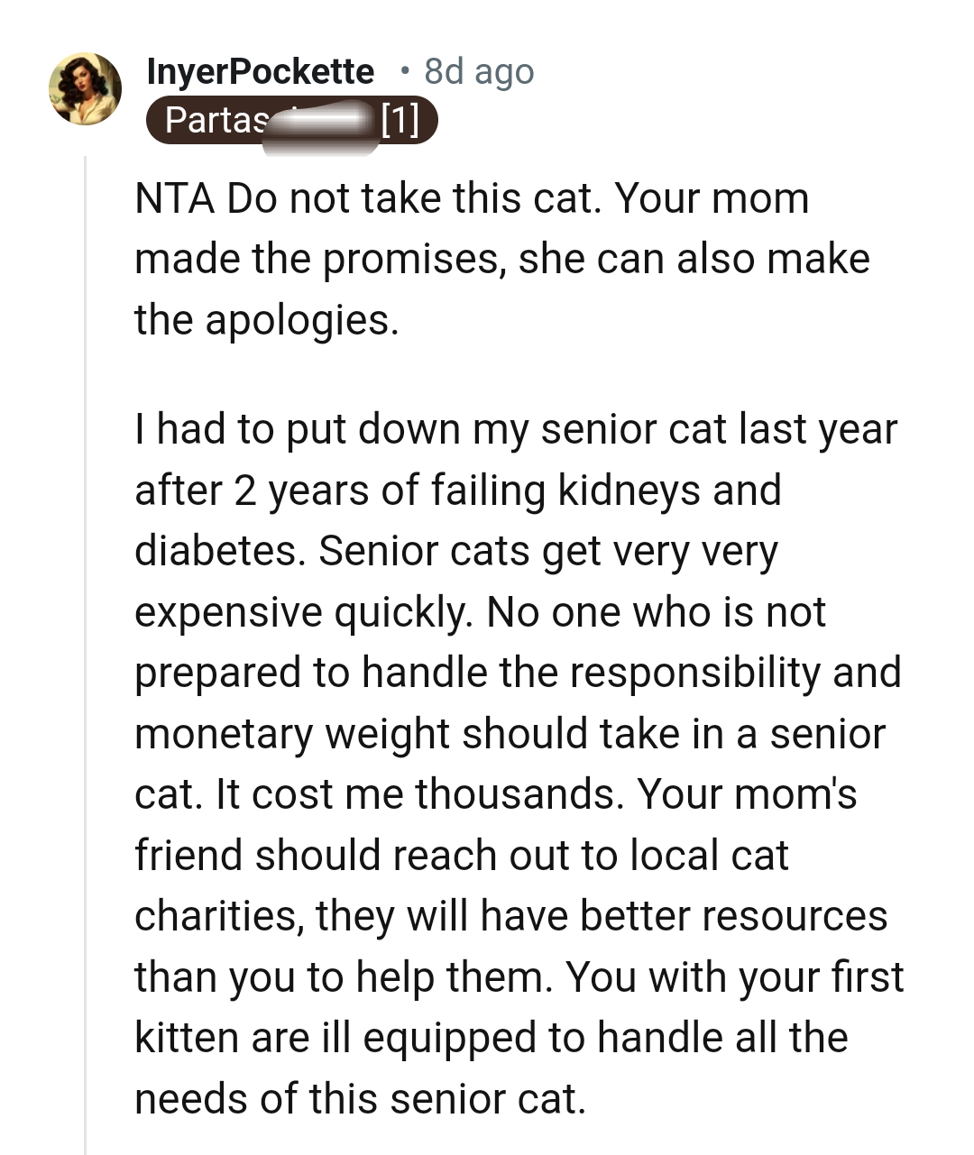 And the comments roll in...