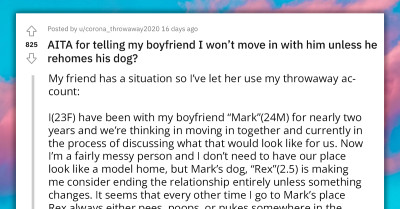 Woman Considers Ending Relationship With Boyfriend If He Doesn't Rehome His Untrained Dog