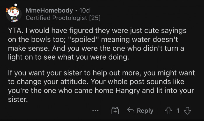 The sayings on the bowl don't really make sense.