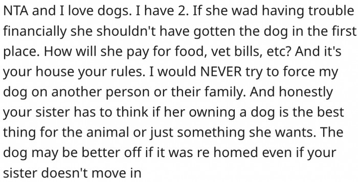 20. The dog deserves another owner.