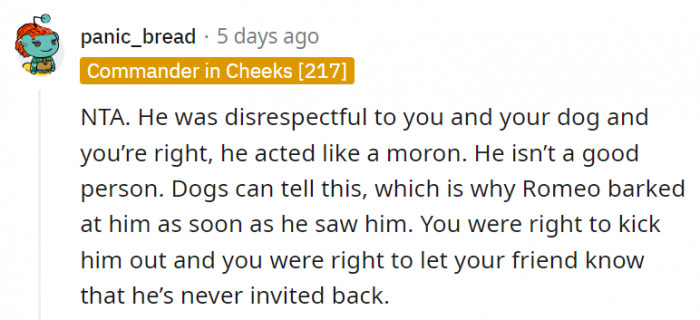 4. Romeo knew right away that Cedric wasn't the best guy around