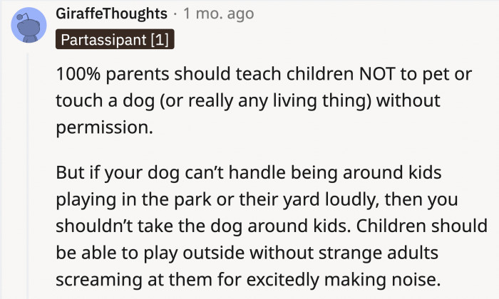 Although some did not grasp the point of OP's fears.