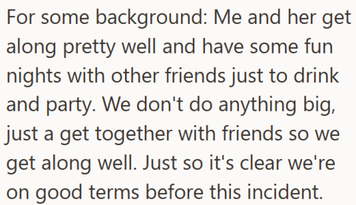 At some point, both OP and Aubrey discussed getting a dog.
