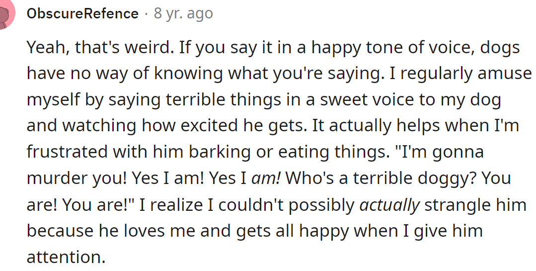 Another Redditor agreed with the OP that the boyfriend's perspective is weird