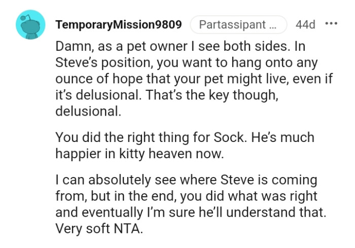 The OP did the right thing for the cat ad he's happier where he is