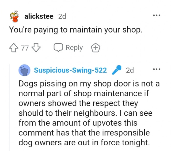 It is not a normal part of shop maintenance