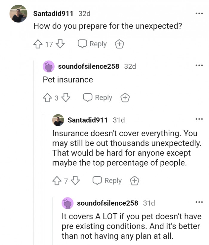 Redditor Sparks Heated Discussion On Planning For Unexpected Costs As