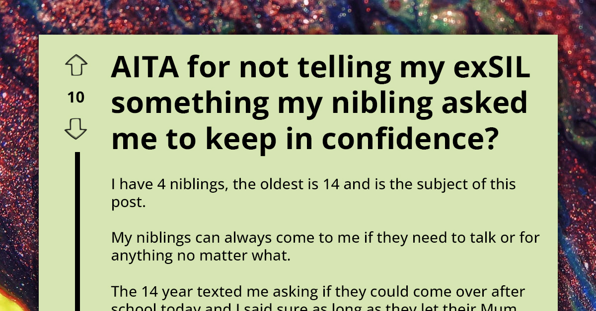 Aunt Keeps Niece S Drama Secret Angering Mother Demanding To Know Aunt Keeps Niece S Drama Secret Angering Mother Demanding To Know