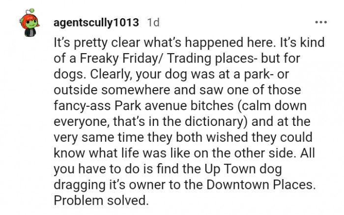 27. It's kind of a freaky Friday