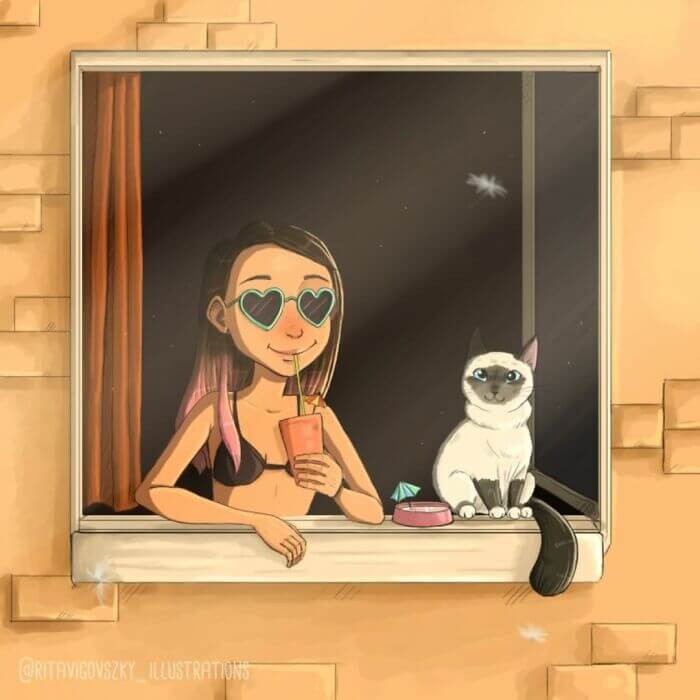 24. Look at the cute little umbrella