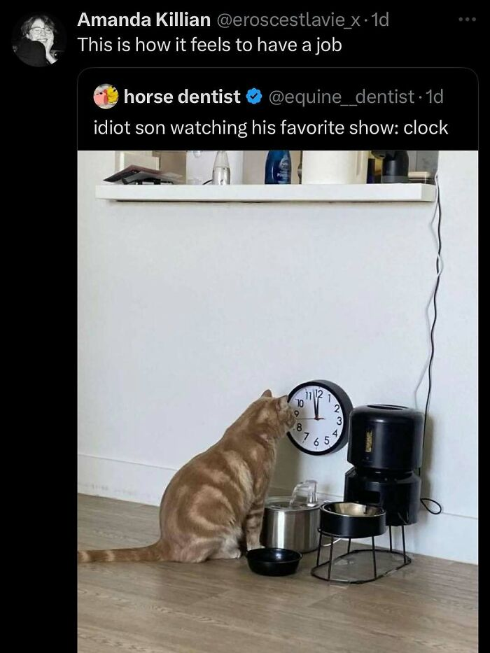 44. Corporate burnout, but make it feline.