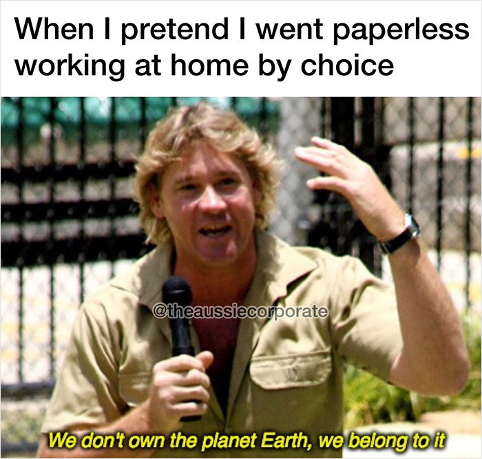28. We don't own the planet, we belong to it