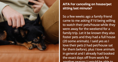 Hot Moment: Pet Owner Lashes Out at the Pet-Sitter Who Called in Sick at the Last Minute