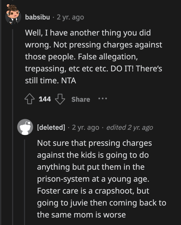 Those kids are misbehaving because they don't have an active parent who actually cares about what happens to them. Heck, OP cares more about them more than their own mother.