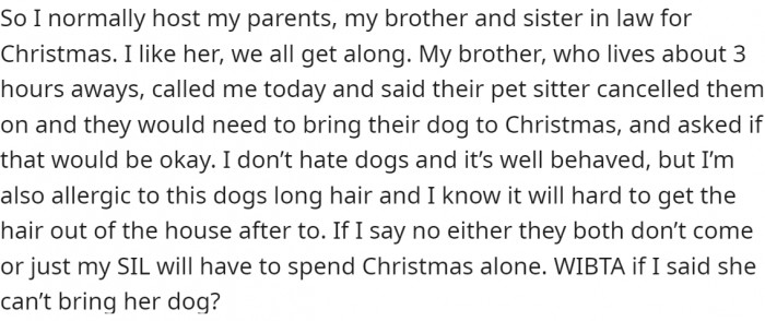 They normally host the Christmas party