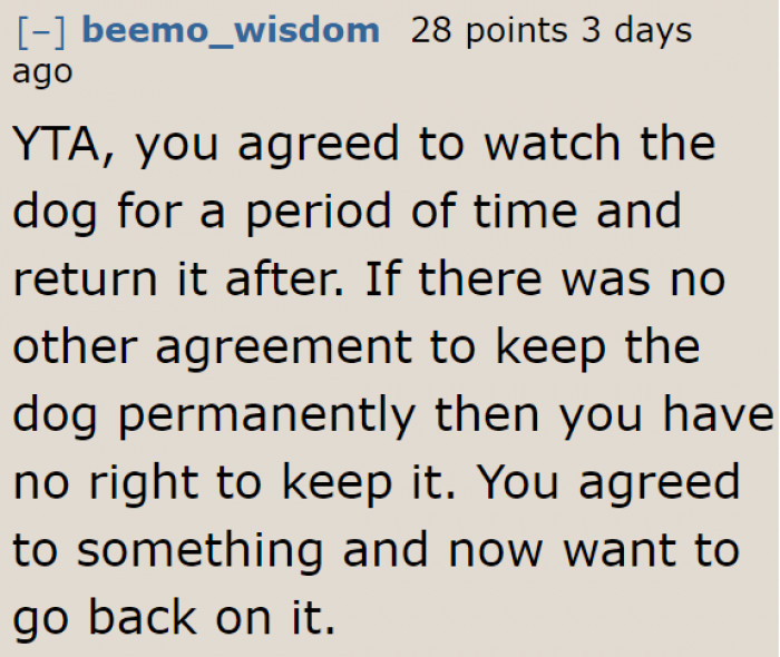 Since He Didn't Keep His Word, He'll Lose a Friend.