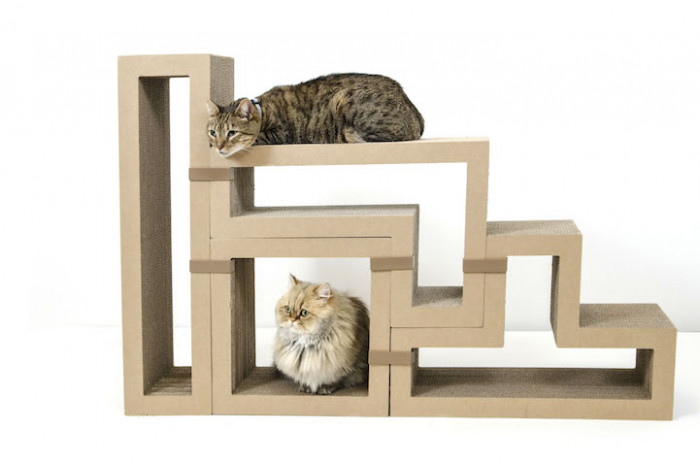 It will engage your cat while also providing a place to rest