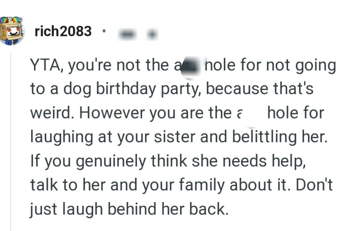 We've gathered some of the most upvoted comments from other Redditors for you to read through below