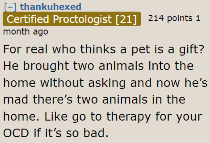 Giving cats as gifts is a misguided move.