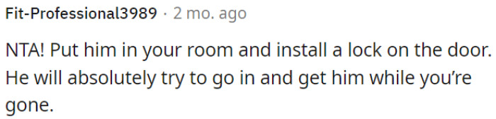 OP should place the dog in his room, add a lock to the door, and not allow the roommate to enter in his absence.
