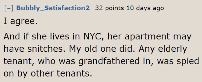 What if their neighbors were snitches?