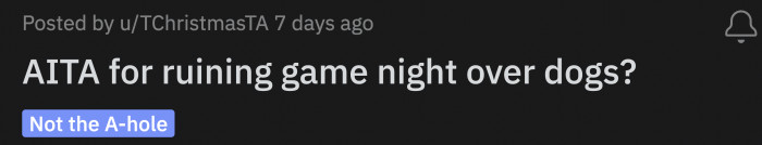 Here's How Game Night Became Stressful for OP