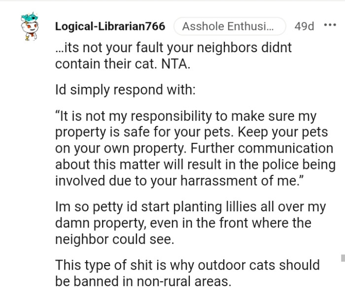This Redditor pens down the perfect reply for the neighbor