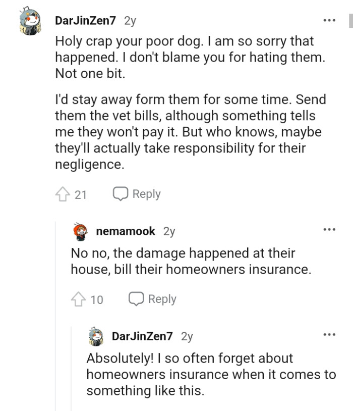 They might take responsibility for their negligence