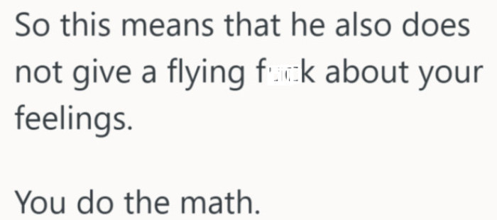 For others, the message was blunt. If he ignores your fear, what else is he ignoring?
