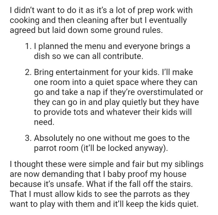 Here are the laid down rules