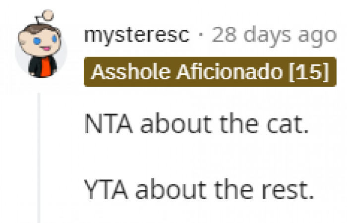 It seems that most people agree with this perspective.