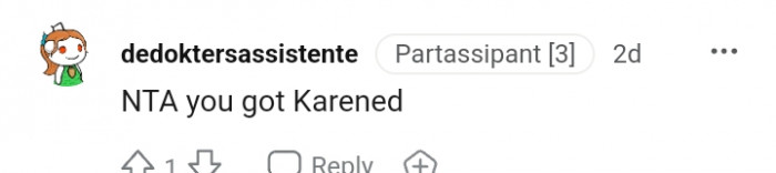 You just got karened