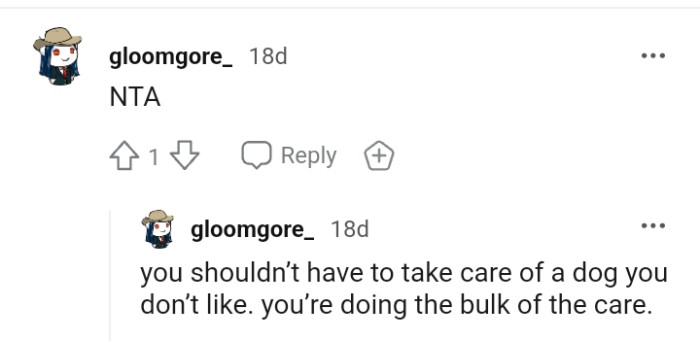 You are doing the bulk of the care