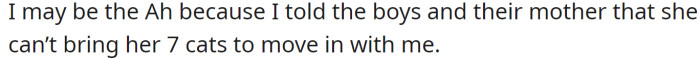 OP has offered the following explanation for why she thinks she might be the a-hole: