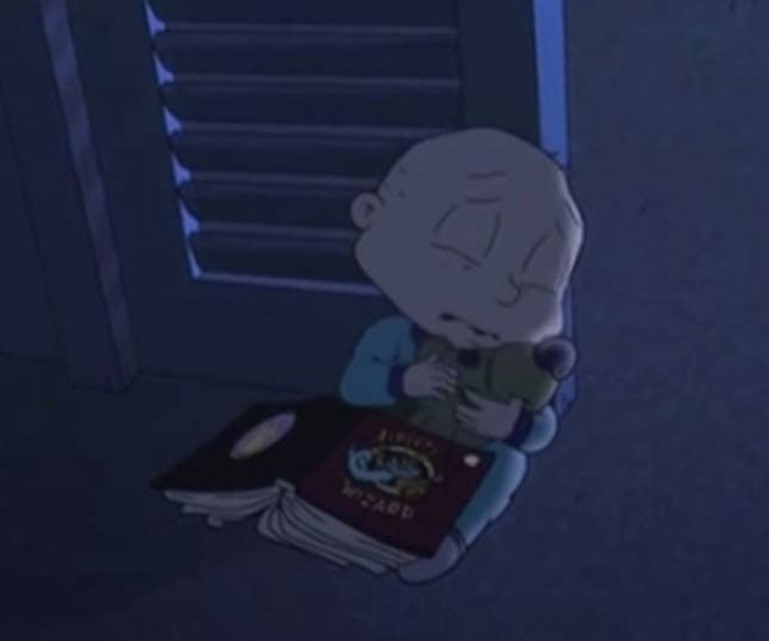 17. When Tommy got upset because he felt that his parents were too busy for him in The Rugrats Movie