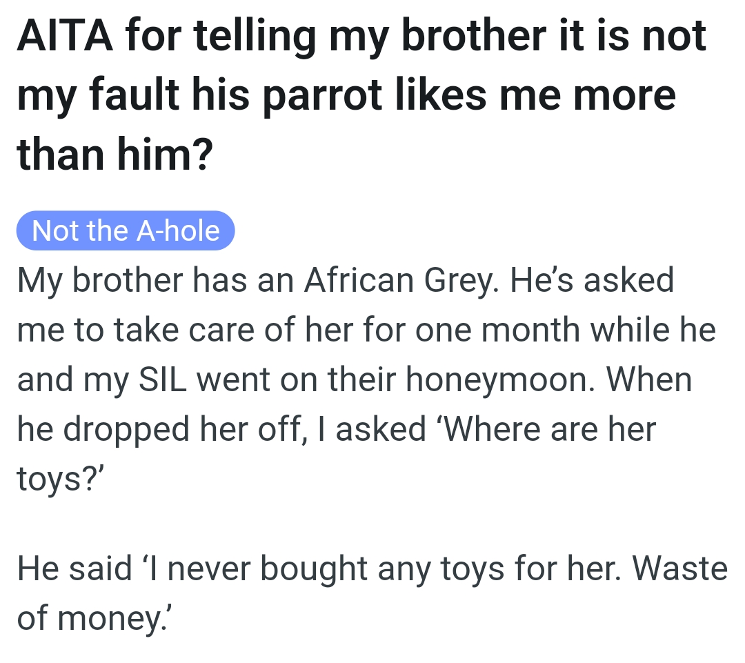 The OP kicks off his story