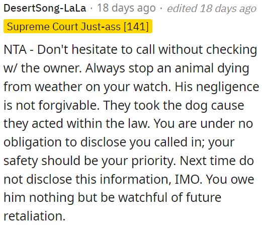 The owner's negligence is concerning.