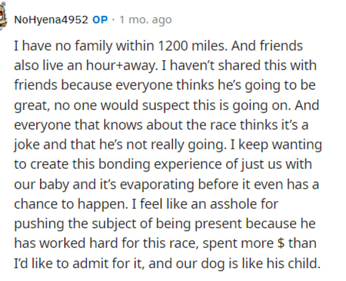 OP really needs to understand what she's saying and see things for what they are because her husband just doesn't sound that great.