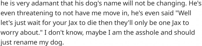 However, he wouldn't hear of it, and he even said some hurtful things.
