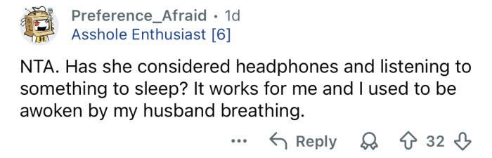 Get the girl some headphones.
