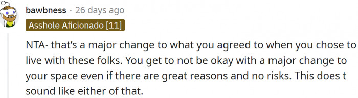 It is a major change