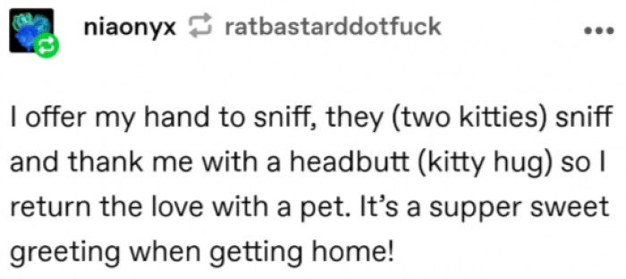 2. It's a super sweet greeting