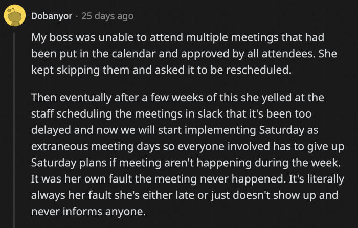 Most workers have had to deal with a manager like this one who passes the blame on their employees for their own mistakes