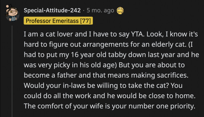 Initially, the comments were mostly against what OP thought was a fair solution to their problems.