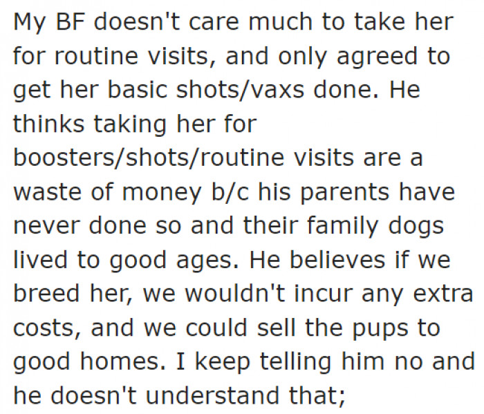 This Guy Obviously Doesn't Know Anything About the Proper Care for Dogs.