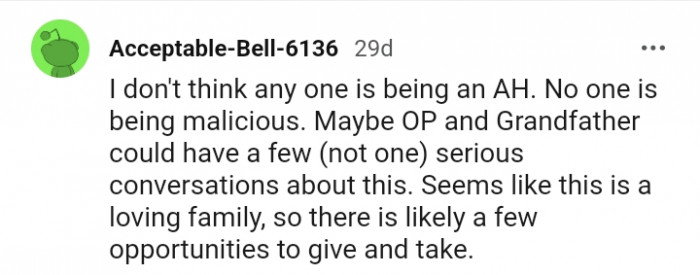 There are likely a few opportunities to give and take